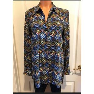 STEENA Maternity Brown Shirt Blouse Tunic S Small